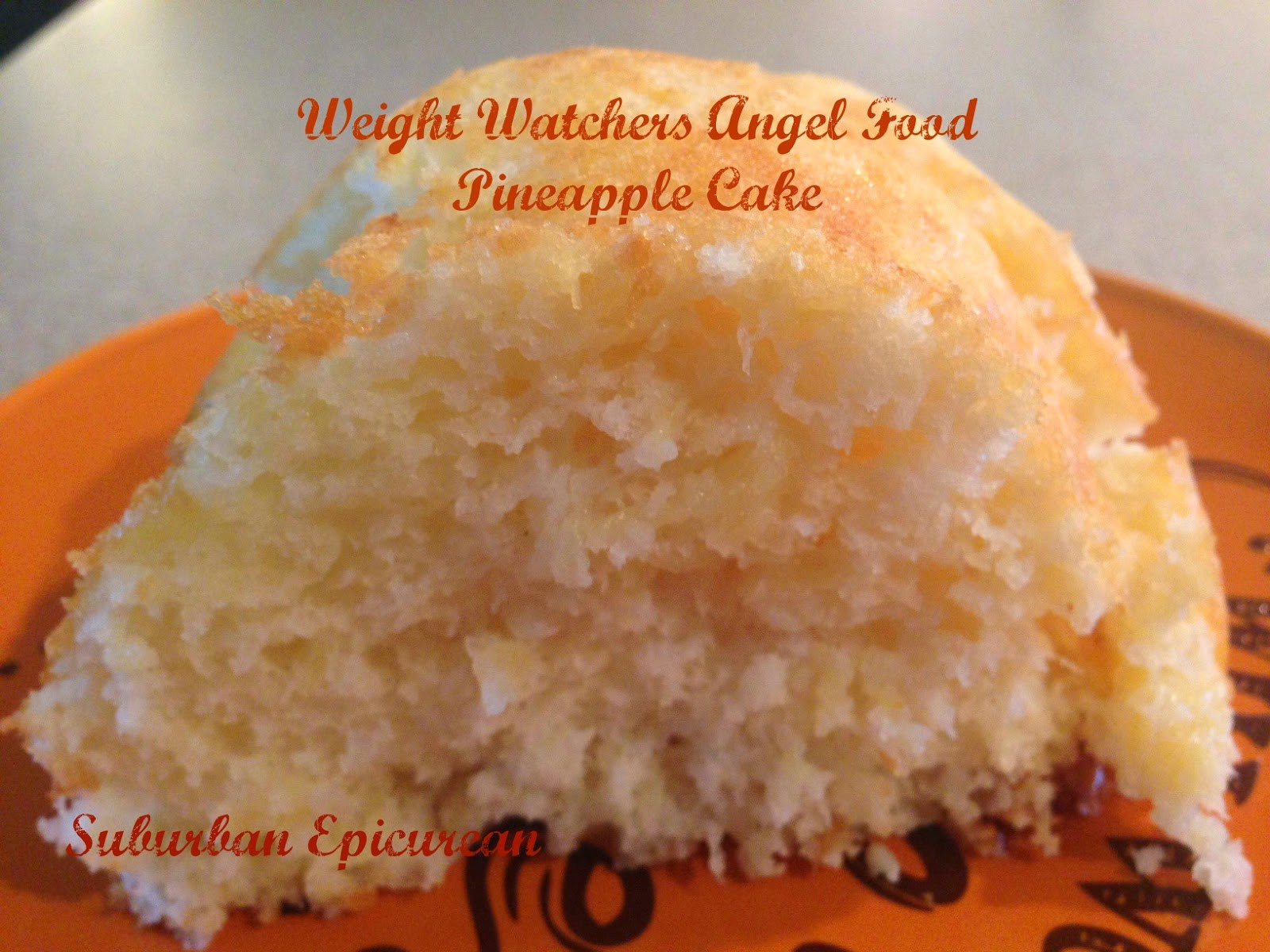 Weight Watcher Angel Food Cake Recipe
 Suburban Epicurean Weight Watchers Angel Food Pineapple Cake