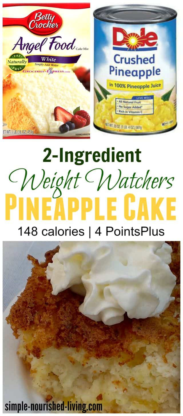 Weight Watcher Angel Food Cake Recipe
 Weight Watchers Pineapple Angel Food Cake 7 Freestyle