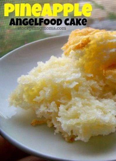 Weight Watcher Angel Food Cake Recipe
 Pineapple Angel Food Cake Recipe only 4 Weight Watchers