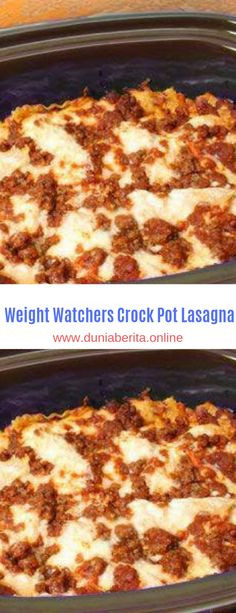 Weight Watcher Crockpot Lasagna
 weight watchers lasagna