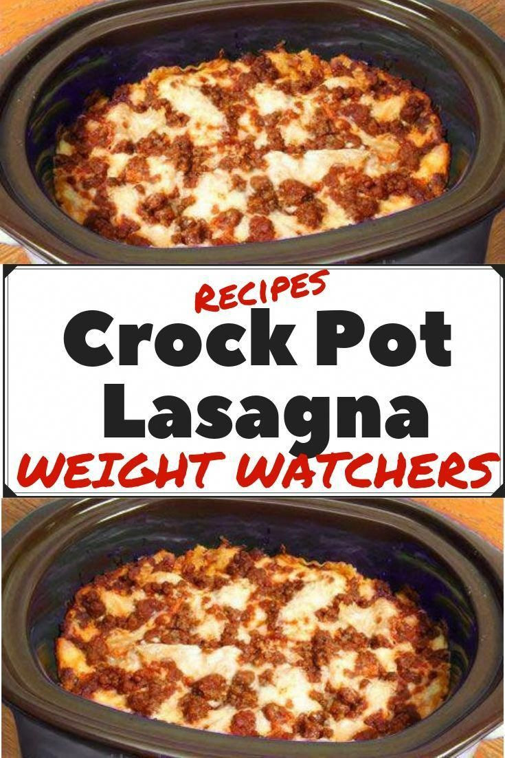 Weight Watcher Crockpot Lasagna
 Pin on crockpot lasagna