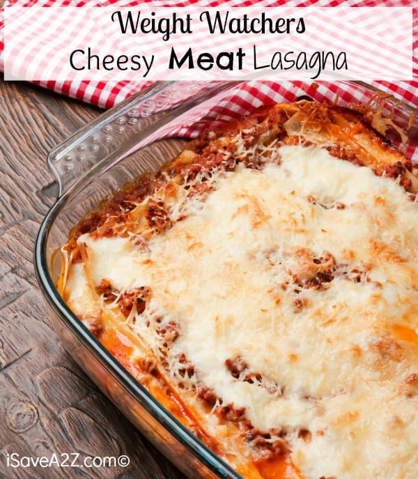Weight Watcher Crockpot Lasagna
 Weight Watchers Lasagna with Meat Sauce ly 8 points per