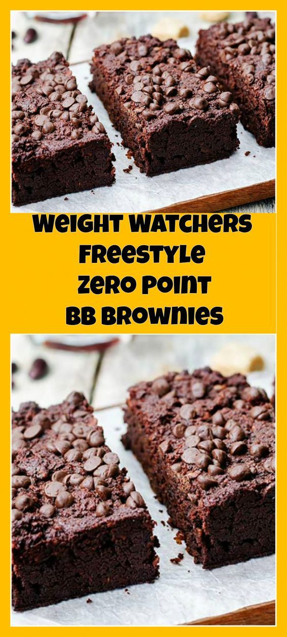 Weight Watchers Black Bean Brownies
 Pin on Sweets