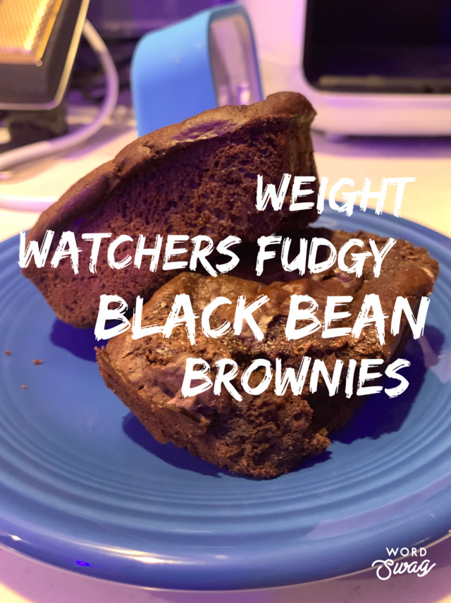 Weight Watchers Black Bean Brownies
 Weight Watchers Fudgy Black Bean Brownies Knitter Loses