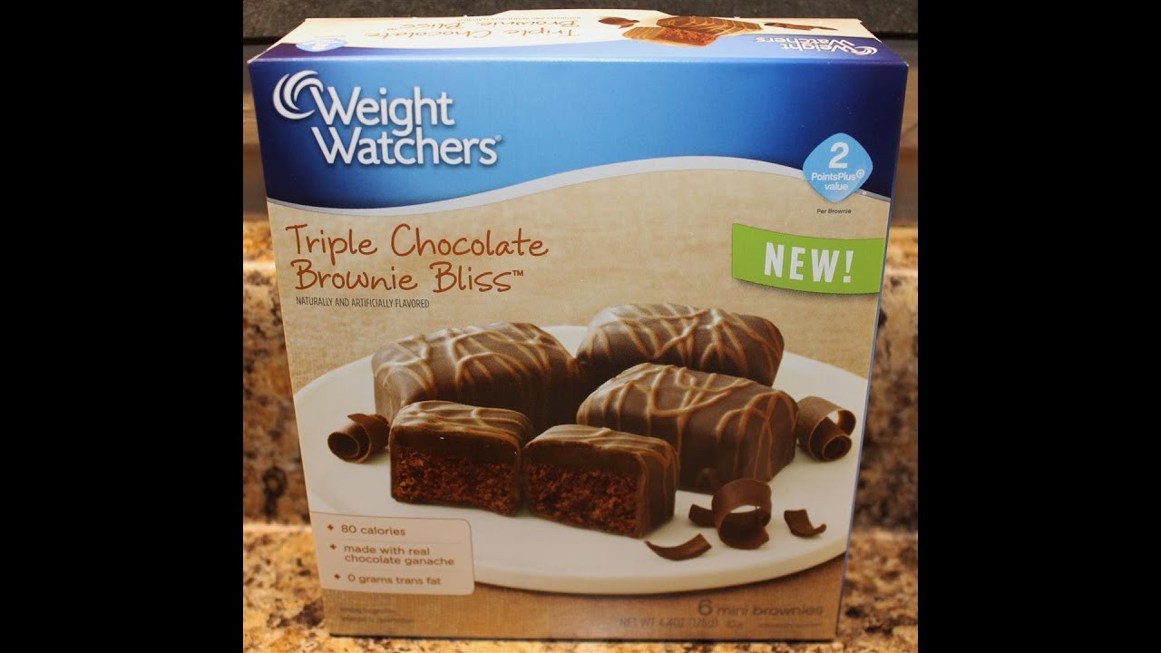Weight Watchers Brownies
 Weight Watchers Triple Chocolate Brownie Bliss Review