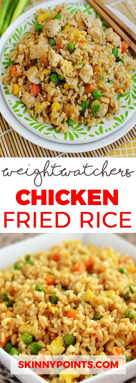 Weight Watchers Chicken Fried Rice
 Pin on weight watchers