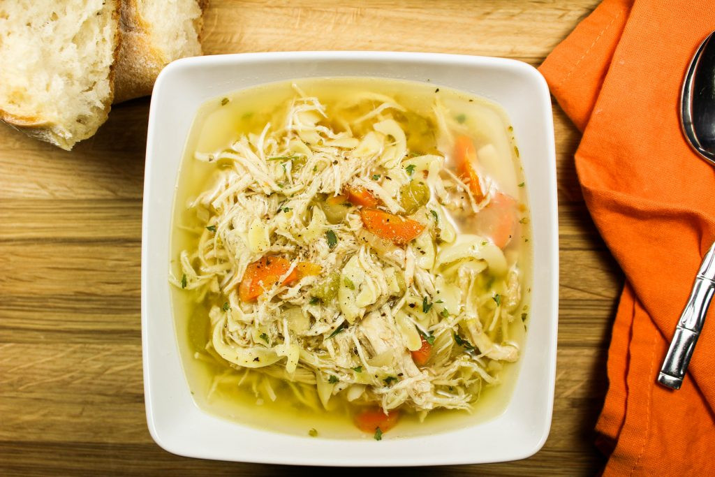 Weight Watchers Chicken Noodle Soup Recipes
 Slow Cooker Chicken Noodle Soup is fort in a bowl
