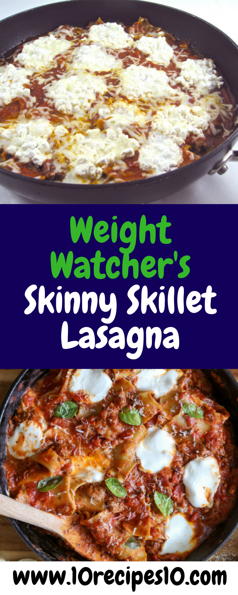Weight Watchers Recipes With Ground Beef
 Weight Watcher s Skinny Skillet Lasagna in 2020 With
