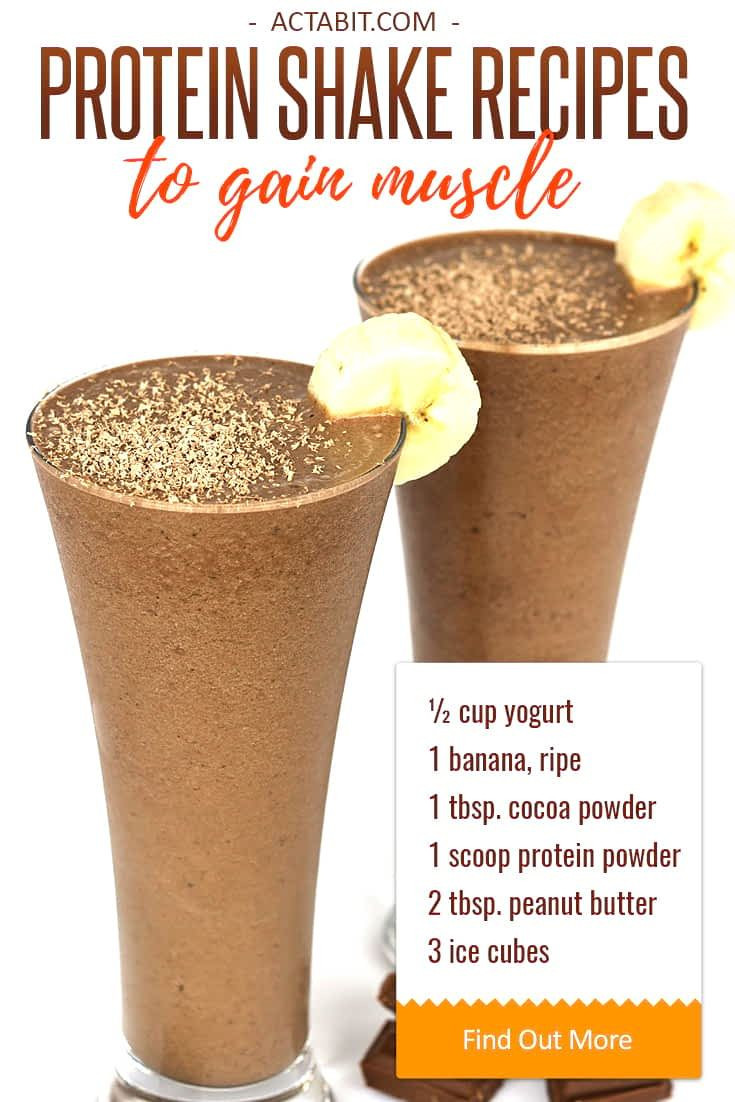 Whey Protein Shake Recipes For Weight Loss
 Healthy Protein Shake Recipes to Gain Muscle