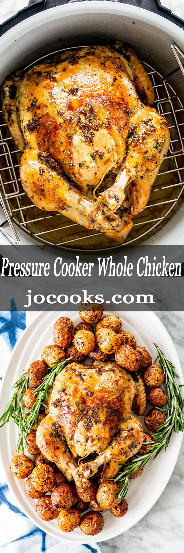 Whole Chicken In Pressure Cooker
 Pressure Cooker Whole Chicken Jo Cooks