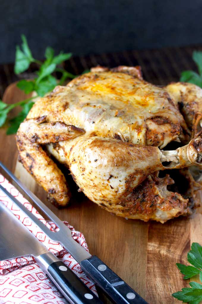 Whole Chicken In Pressure Cooker
 Pressure Cooker Whole Chicken Rotisserie Style Instant