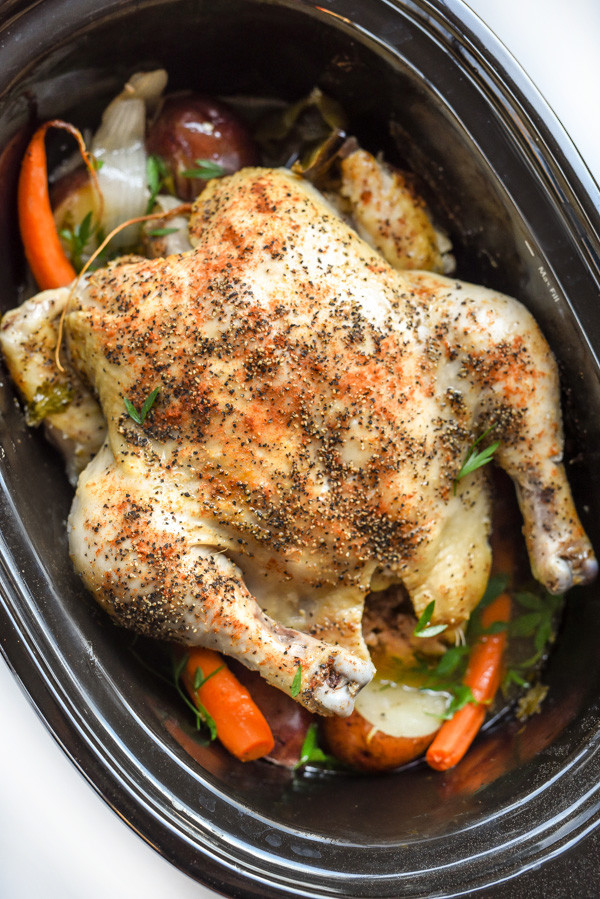 Whole Chicken Slow Cooker
 Slow Cooker Whole Chicken