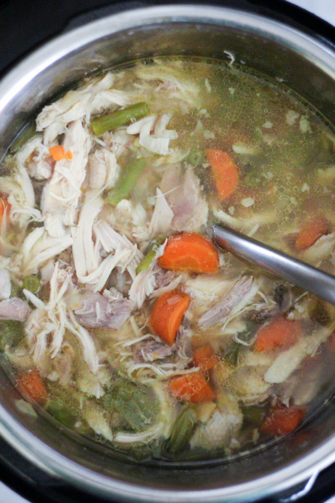Whole Chicken soup Instant Pot Fresh Instant Pot Chicken soup Paleo whole30 Aip Keto