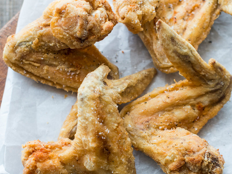 Whole Chicken Wings
 Crispy Chicken Wings Recipe Todd Porter and Diane Cu