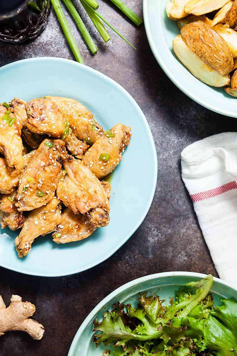 Whole Chicken Wings
 Sesame Baked Chicken Wings Whole 30