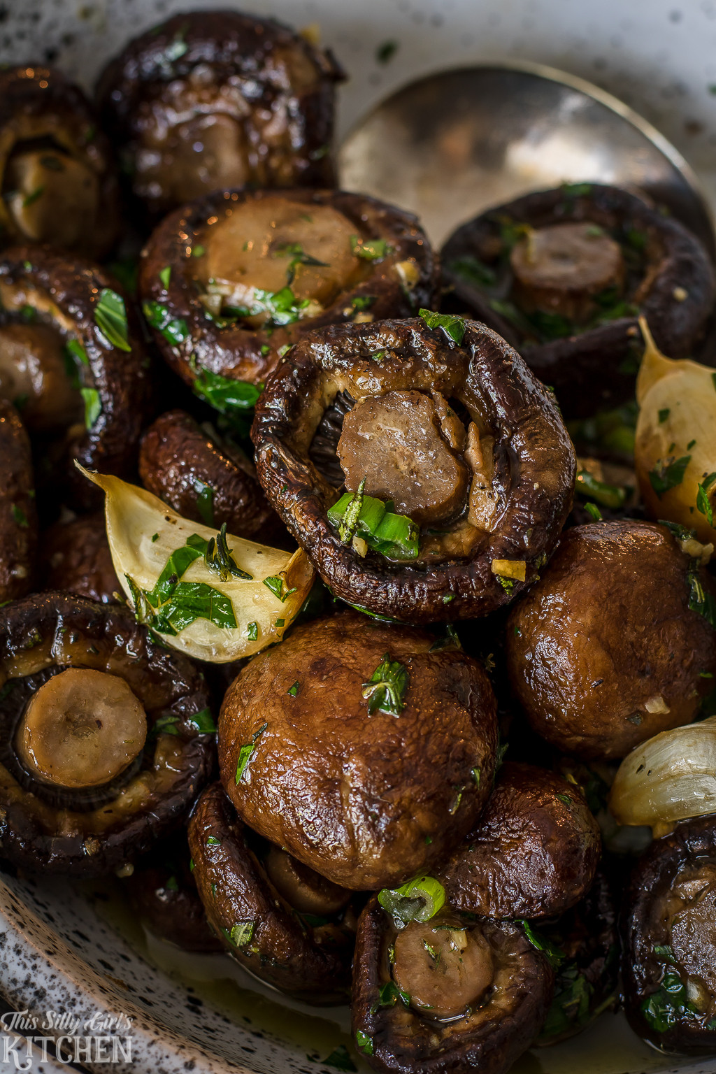 Whole Mushroom Recipes
 Roasted Mushroom in Garlic Butter Sauce 20 Minutes