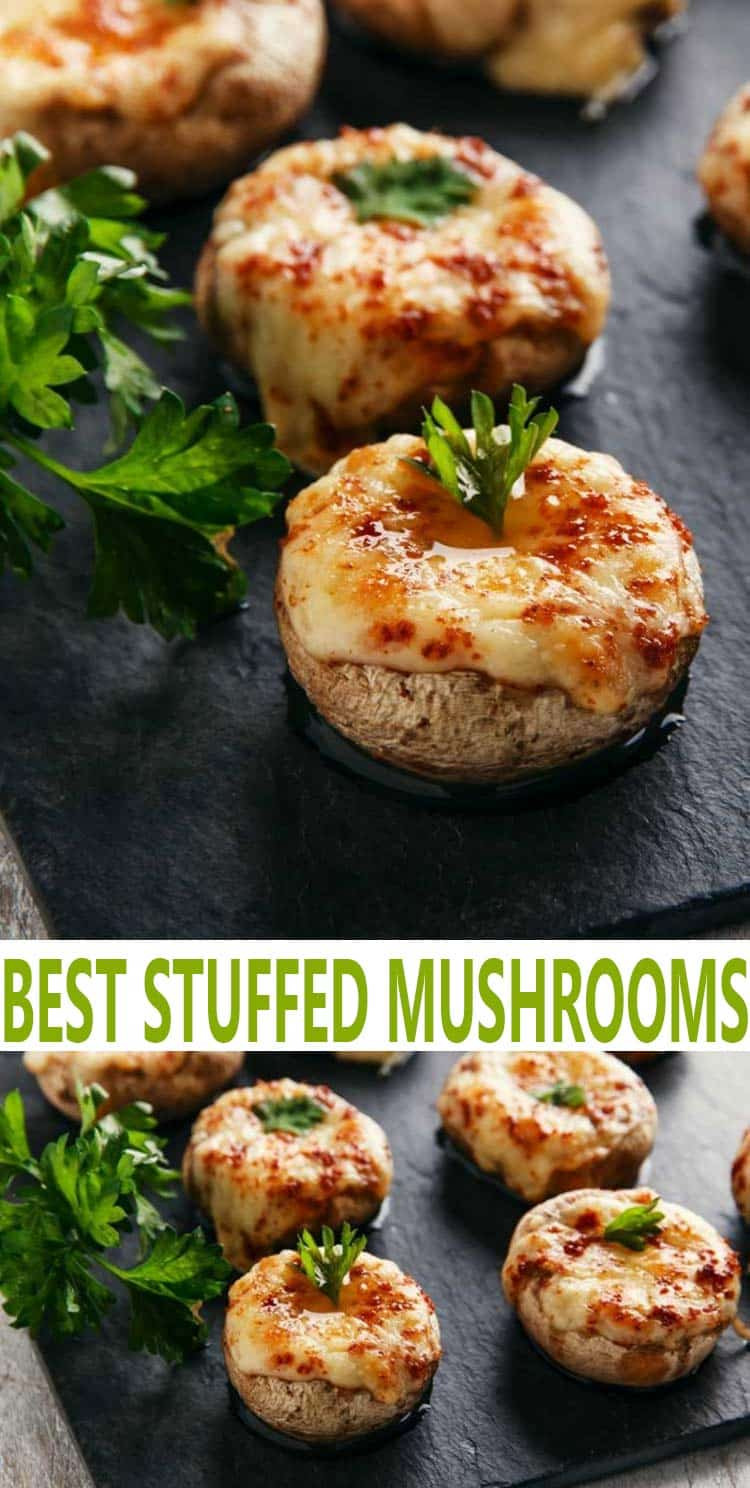 Whole Mushroom Recipes
 Stuffed Mushrooms Easy Recipe with Sauteed Mushrooms