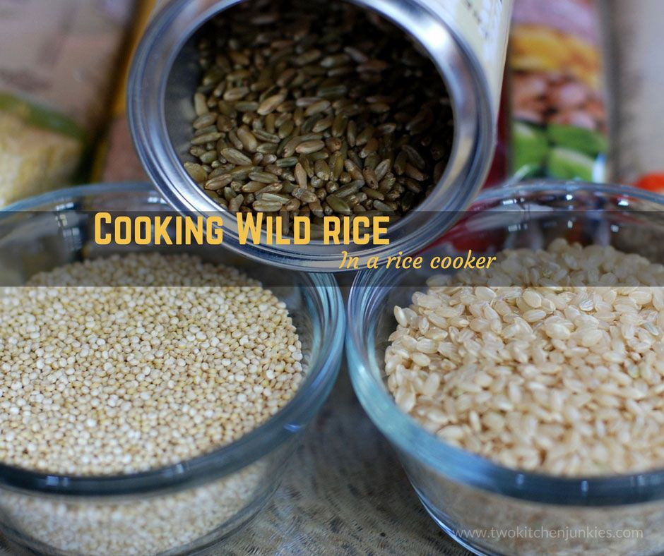 Wild Rice Fiber
 How to cook wild rice in a Modern rice cooker