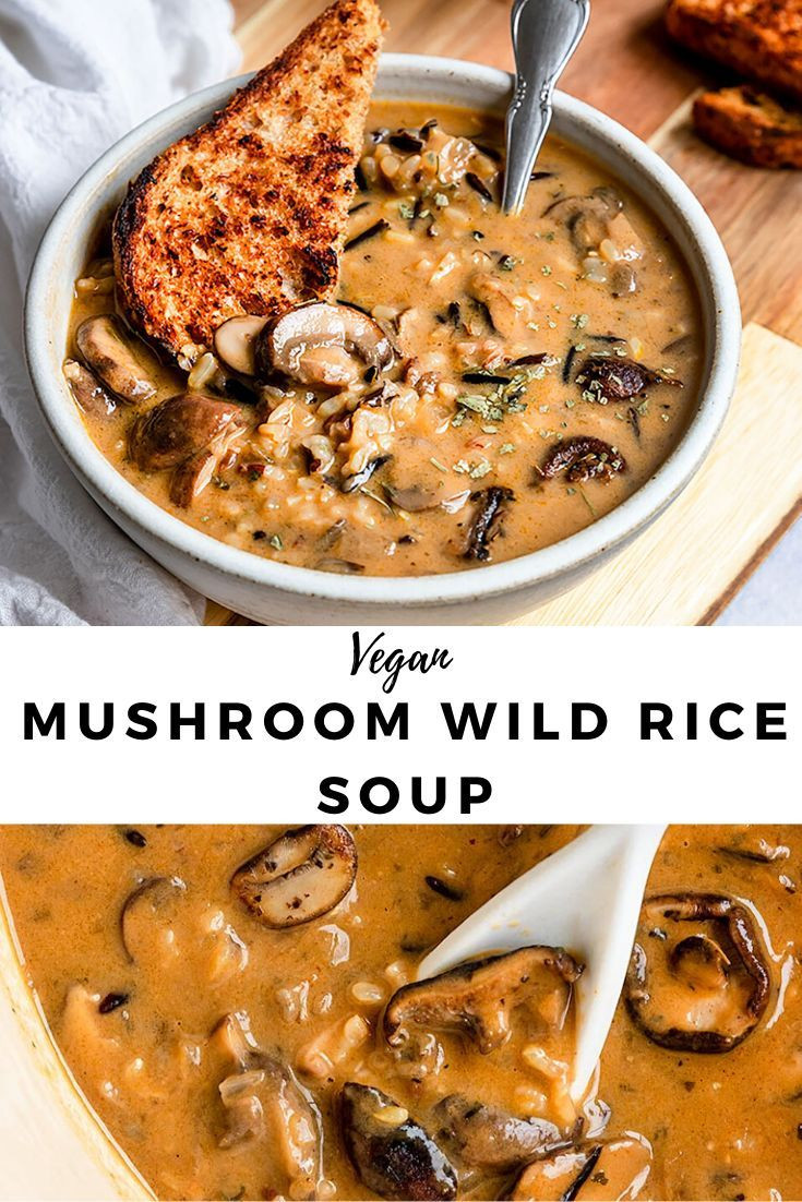 Wild Rice Vegan Cafe
 The creamiest Vegan Mushroom Wild Rice soup that is dairy