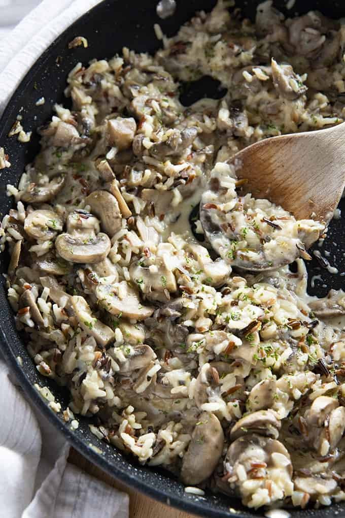 Wild Rice With Mushrooms
 Creamy Mushroom Wild Rice Recipe The Salty Marshmallow
