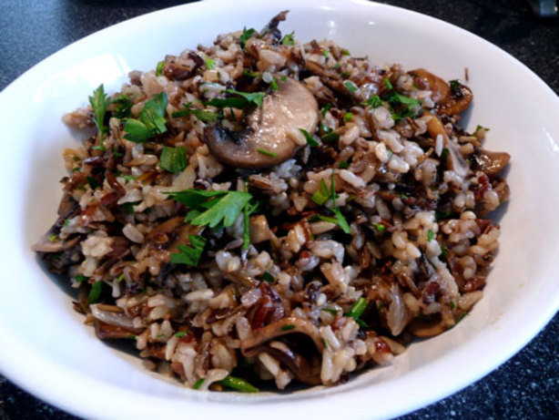 Wild Rice With Mushrooms
 Wild Rice With Cremini Mushrooms Recipe Food