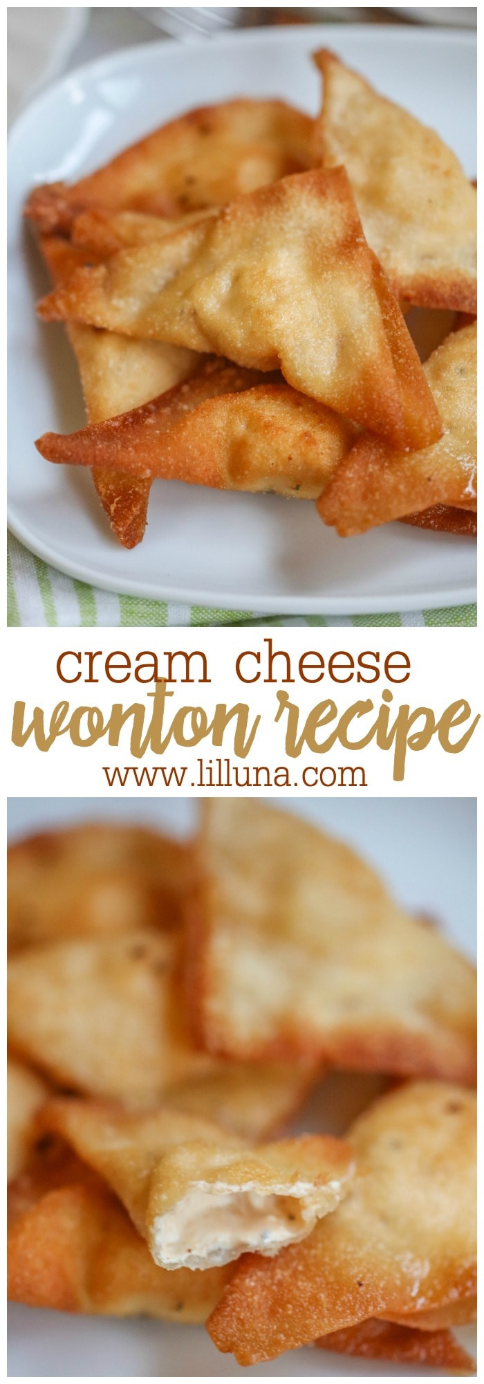 Wonton Appetizers With Cream Cheese
 BEST Cream Cheese Wontons
