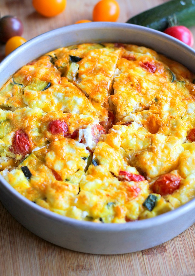 Zucchini Breakfast Recipes
 Zucchini Goat Cheese and Tomato Frittata The Roasted Root