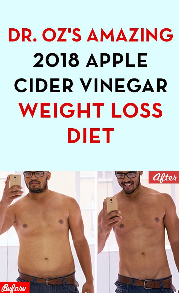 Apple Cider Vinegar Weight Loss Dr Oz
 Pin on Fitness