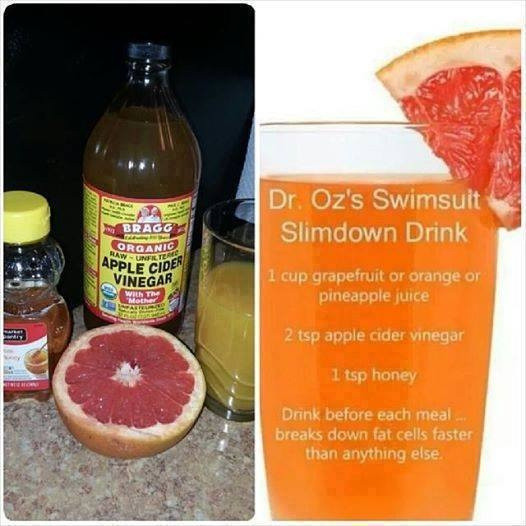 Apple Cider Vinegar Weight Loss Dr Oz
 Dr Oz’s Swimsuit Slimdown Drink