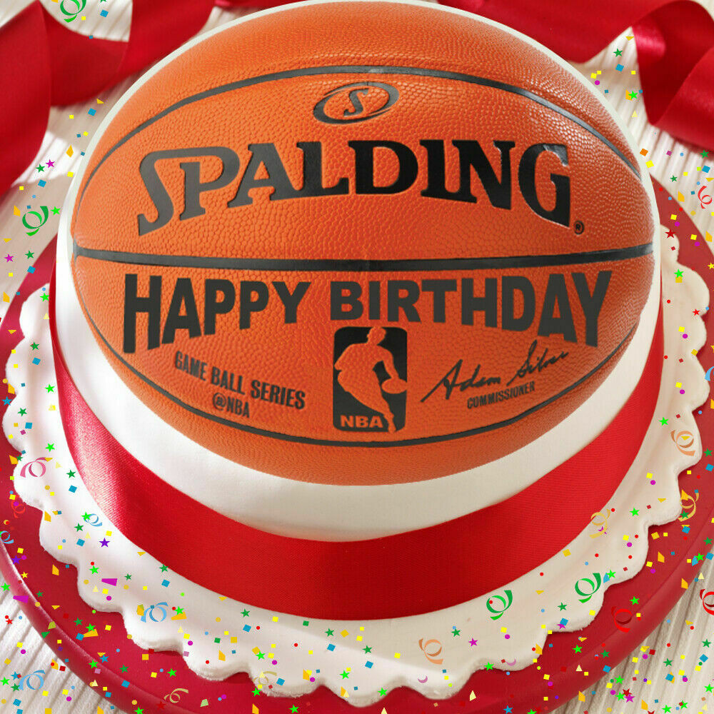 Basketball Birthday Cake
 