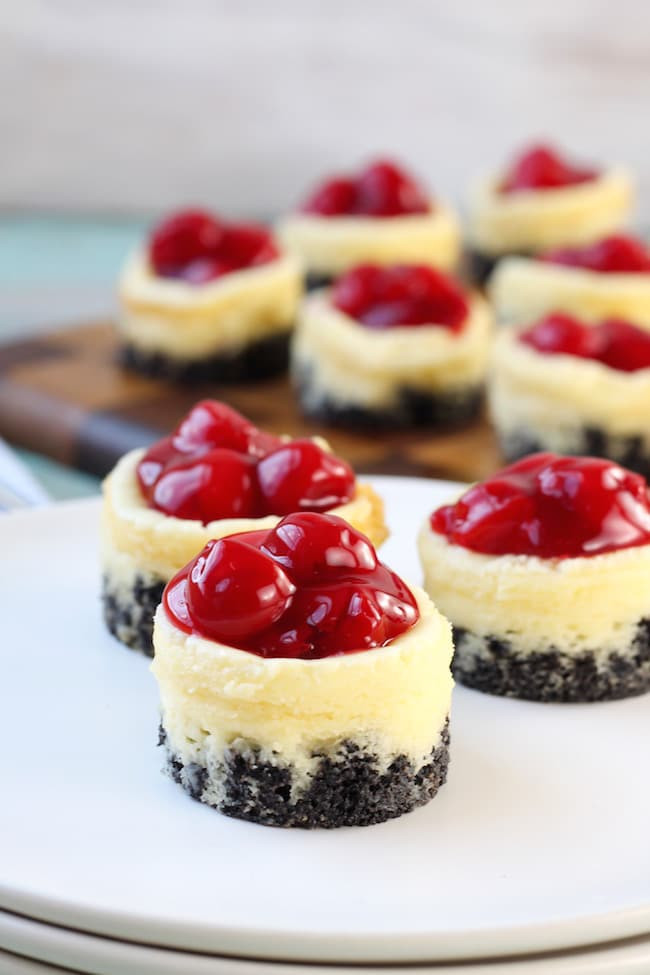 Best Mini Cheesecake Recipe
 Mini Cherry Cheesecakes Miss in the Kitchen