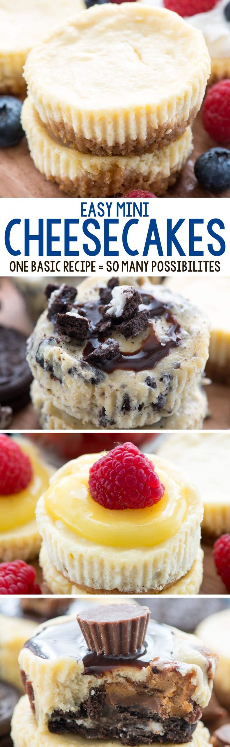 Best Mini Cheesecake Recipe
 Easy Mini Cheesecakes 4 Ways Crazy for Crust