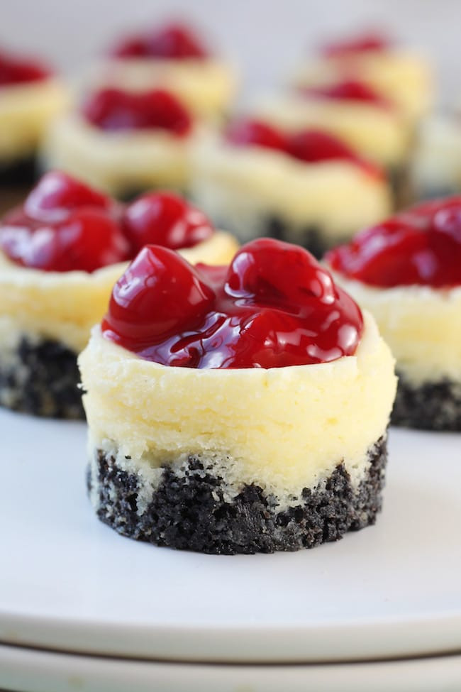 Best Mini Cheesecake Recipe
 Mini Cherry Cheesecakes Miss in the Kitchen