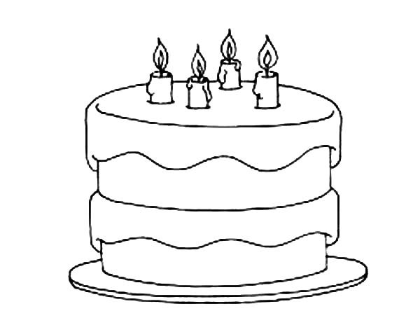22 Best Birthday Cake Coloring Pages - Best Recipes Ideas and Collections