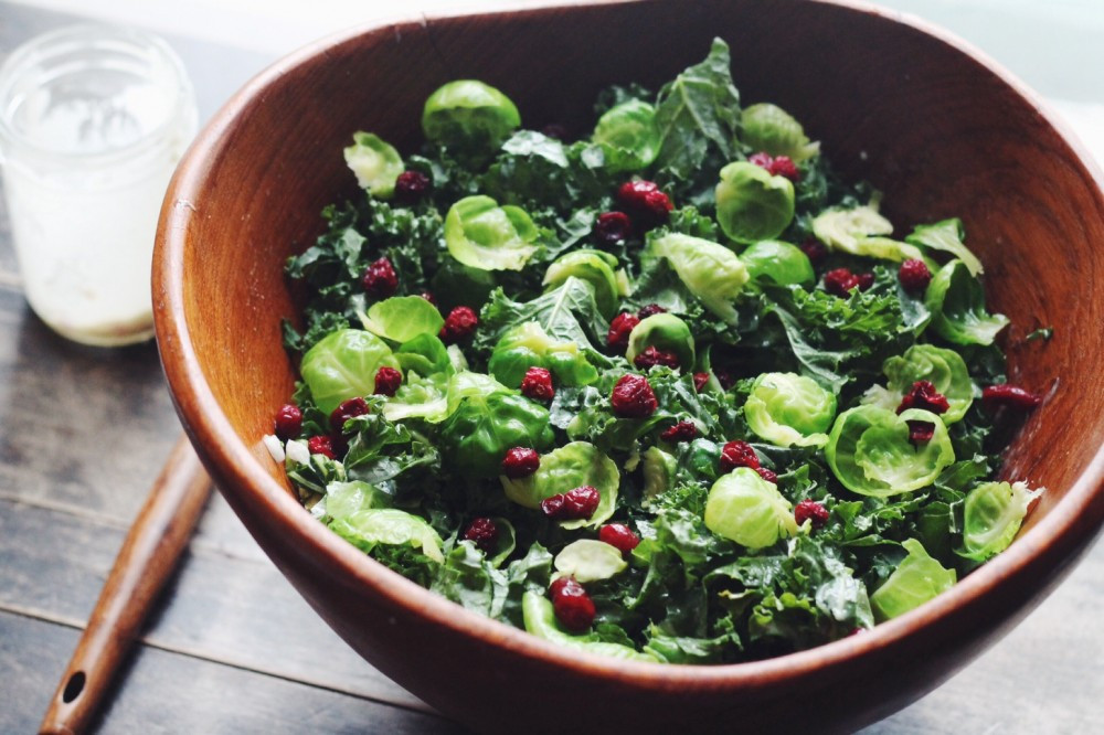 Brussels Sprouts Kale Salad
 Kale Salad Brussels Sprouts & Cranberries
