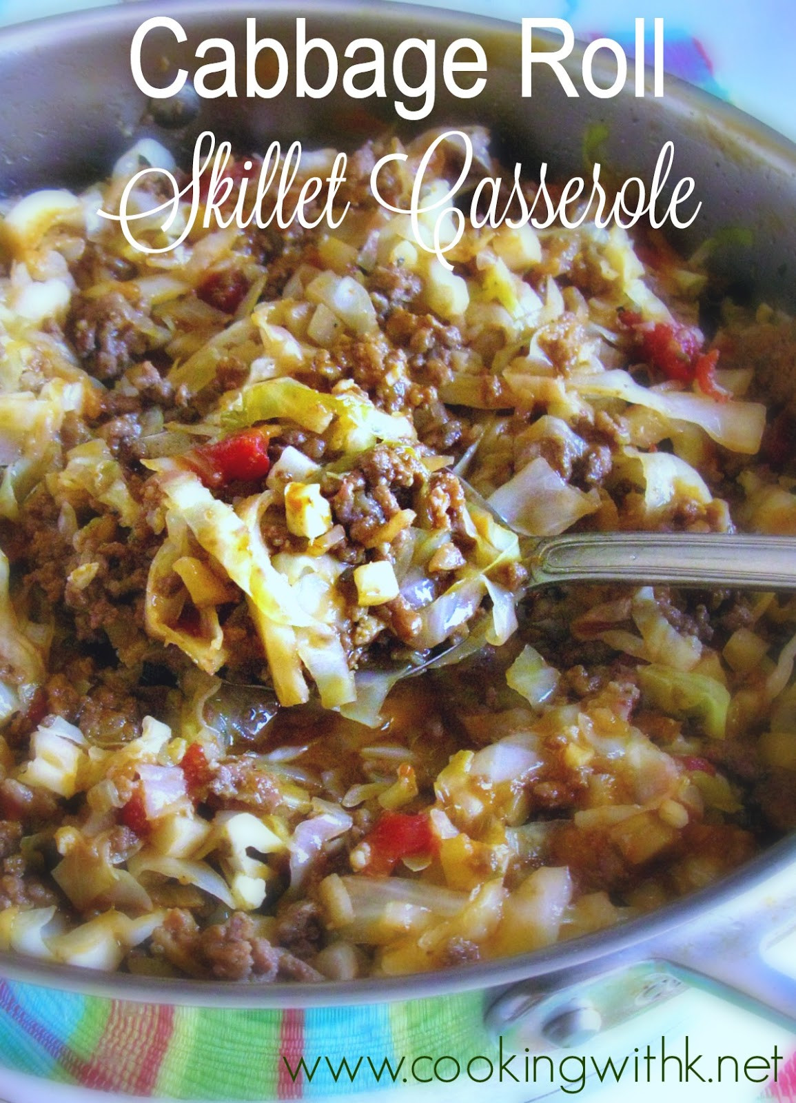 Cabbage Casserole With Rice
 Cooking with K Cabbage Roll Skillet Casserole with a low