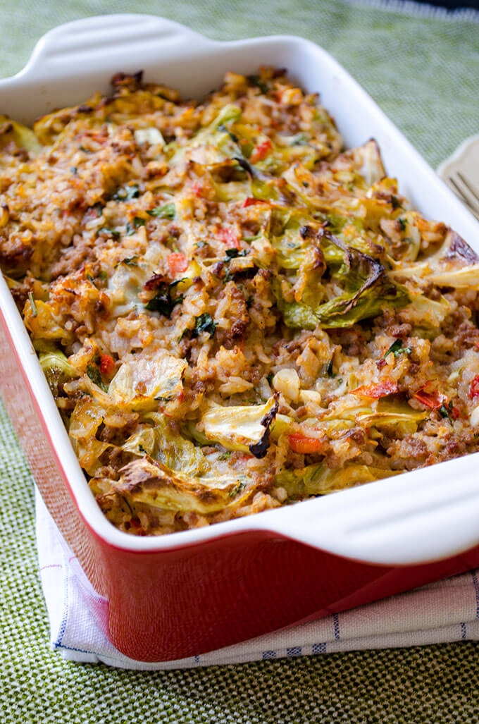 Cabbage Casserole With Rice
 Unstuffed Cabbage Casserole [Video] Give Recipe