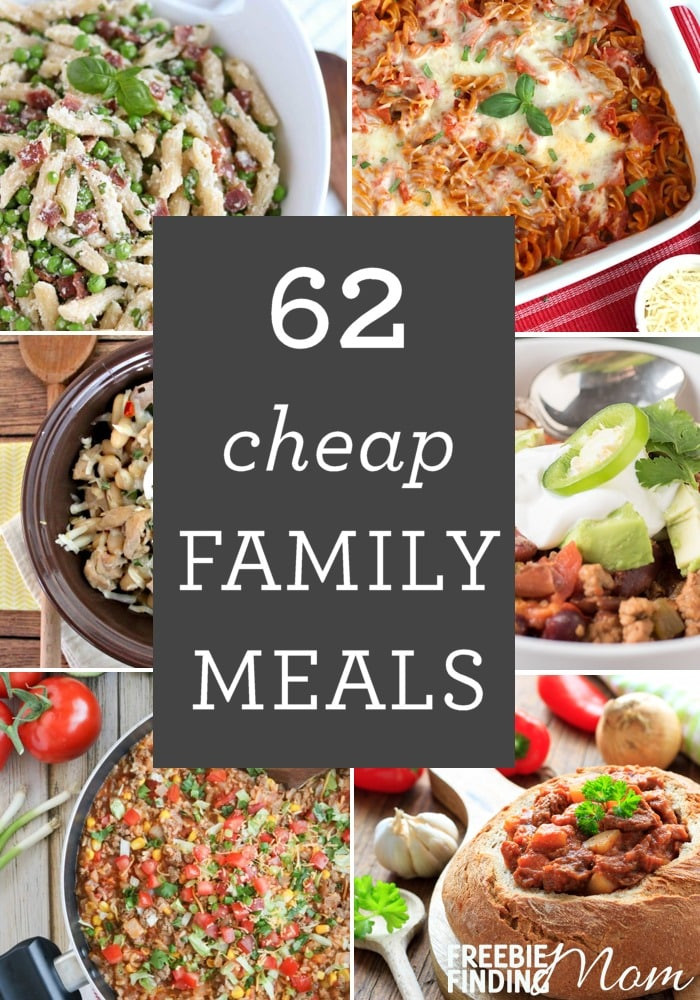 Cheap Family Dinner Ideas
 62 Cheap Family Meals