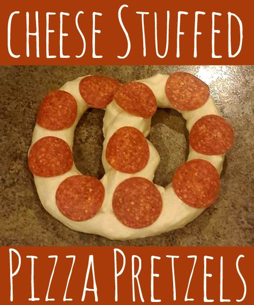 Cheese-Stuffed Pizza Pretzels
 
