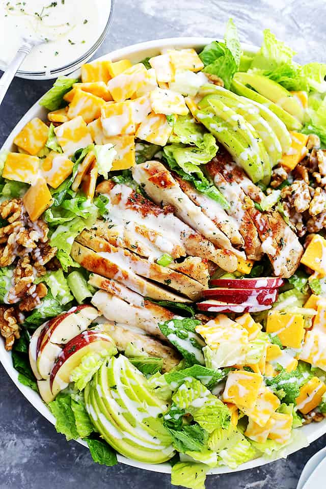Chicken Salad Recipe With Apples
 Apples and Cheddar Chicken Salad Recipe Diethood