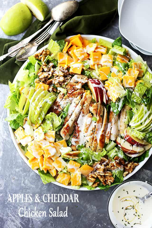 Chicken Salad Recipe With Apples
 Apples and Cheddar Chicken Salad Recipe Diethood