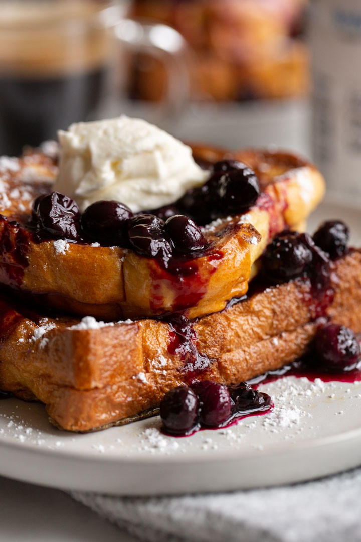 Cream Cheese French Toast
 Blueberry Cream Cheese Stuffed French Toast Away From