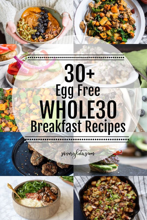 Dairy And Egg Free Breakfast Recipes
 30 Egg Free WHOLE30 Breakfast Recipes