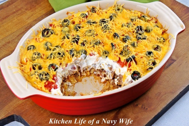 Easy Mexican Casserole
 Stupidly Easy Mexican Casserole