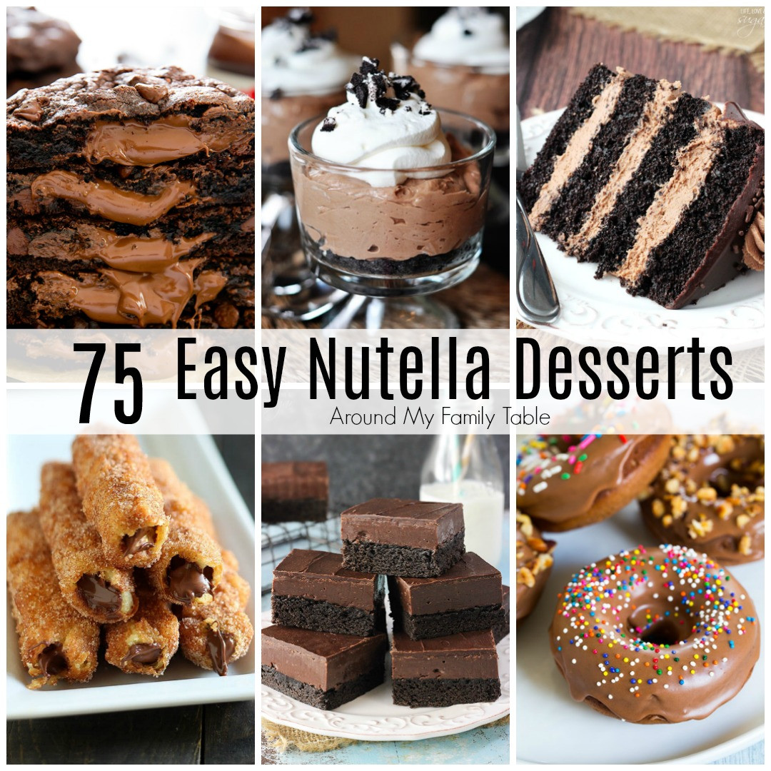 Easy Nutella Dessert
 3 ingre nt Nutella Truffles Crazy for Crust