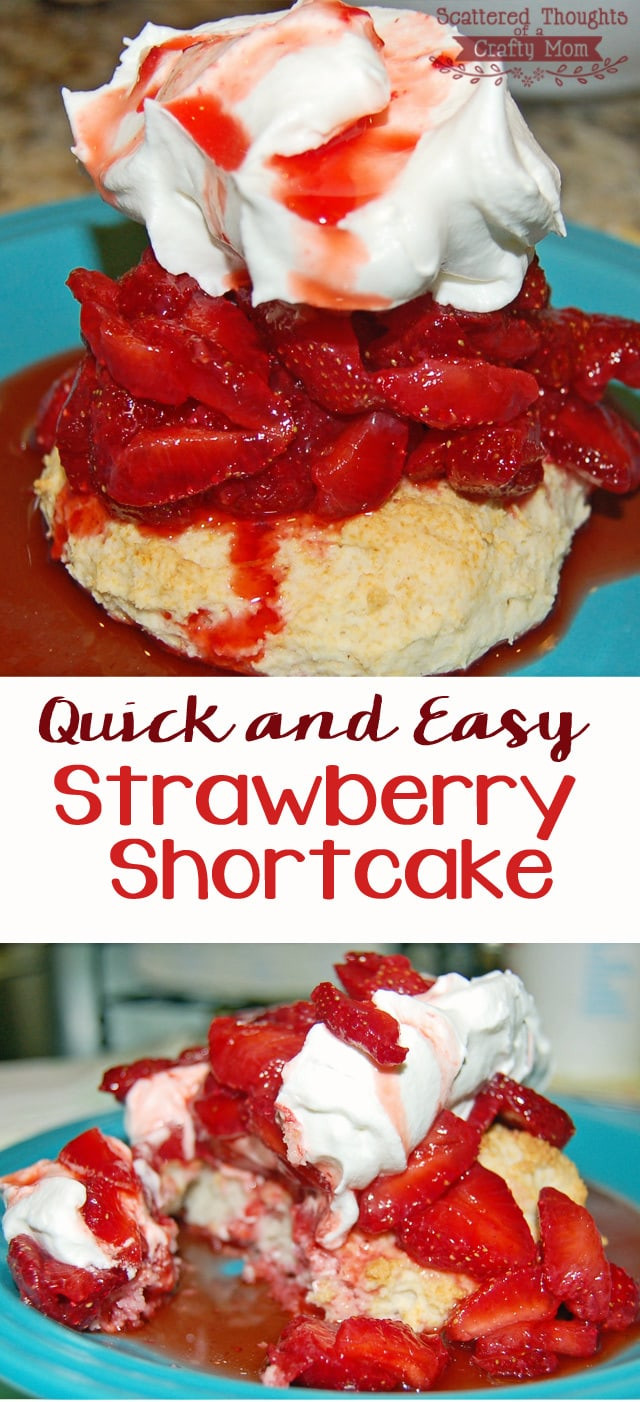 Easy Strawberry Shortcake Recipe
 Quick and Easy Strawberry Shortcake Recipe Scattered
