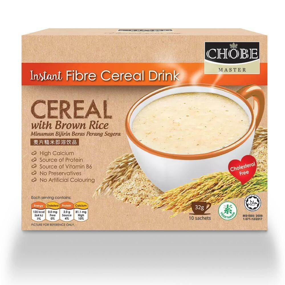 Fiber Brown Rice
 Chobe Master Instant Fiber Cereal Drink CEREAL with BROWN