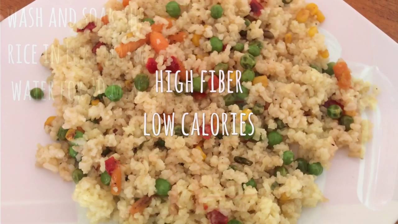 Fiber In Brown Rice
 Diet Rice Brown rice high fiber low calorie meal