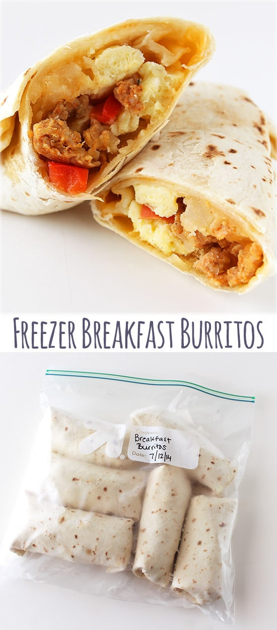 Freezable Breakfast Burritos
 Freezer Breakfast Burritos Handle the Heat