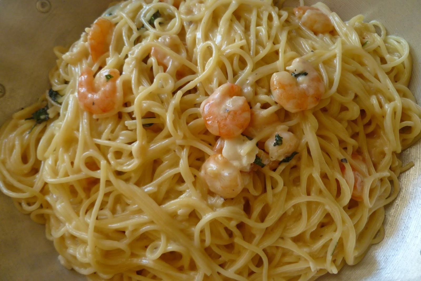 Garlic Noodles With Shrimp
 The Pastry Chef s Baking Parmesan Garlic Noodles with Shrimp